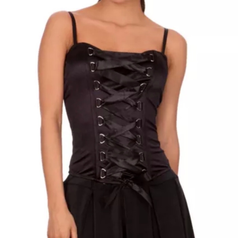Front Lace Up Corset